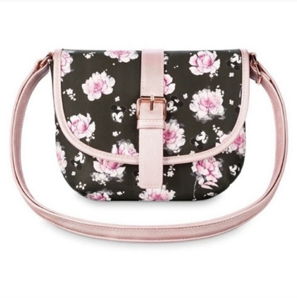 NWT Disney Minnie Mouse Loungefly Floral Crossbody